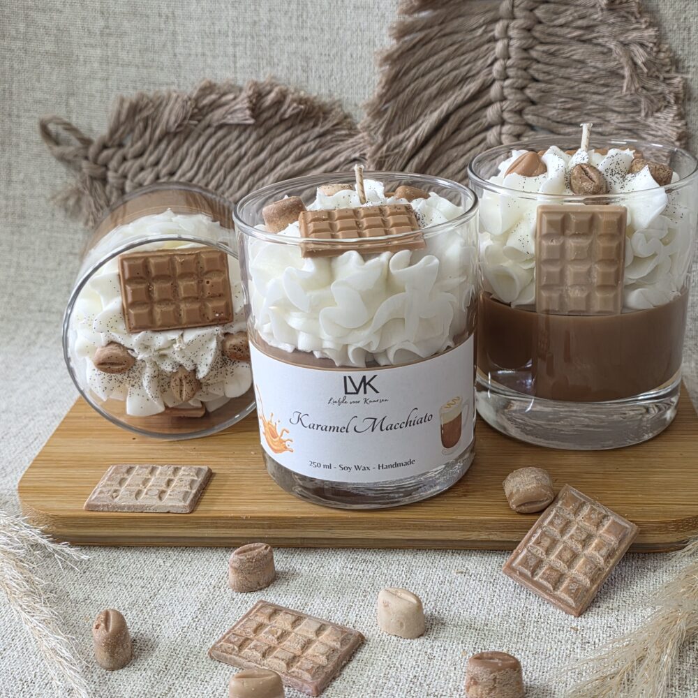 Geurkaars | Karamel Macchiato | LVK