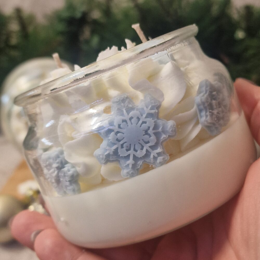 Geurkaars | Magic Snow Flakes | LVK - Afbeelding 2