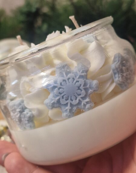 Geurkaars | Magic Snow Flakes | LVK - Afbeelding 2