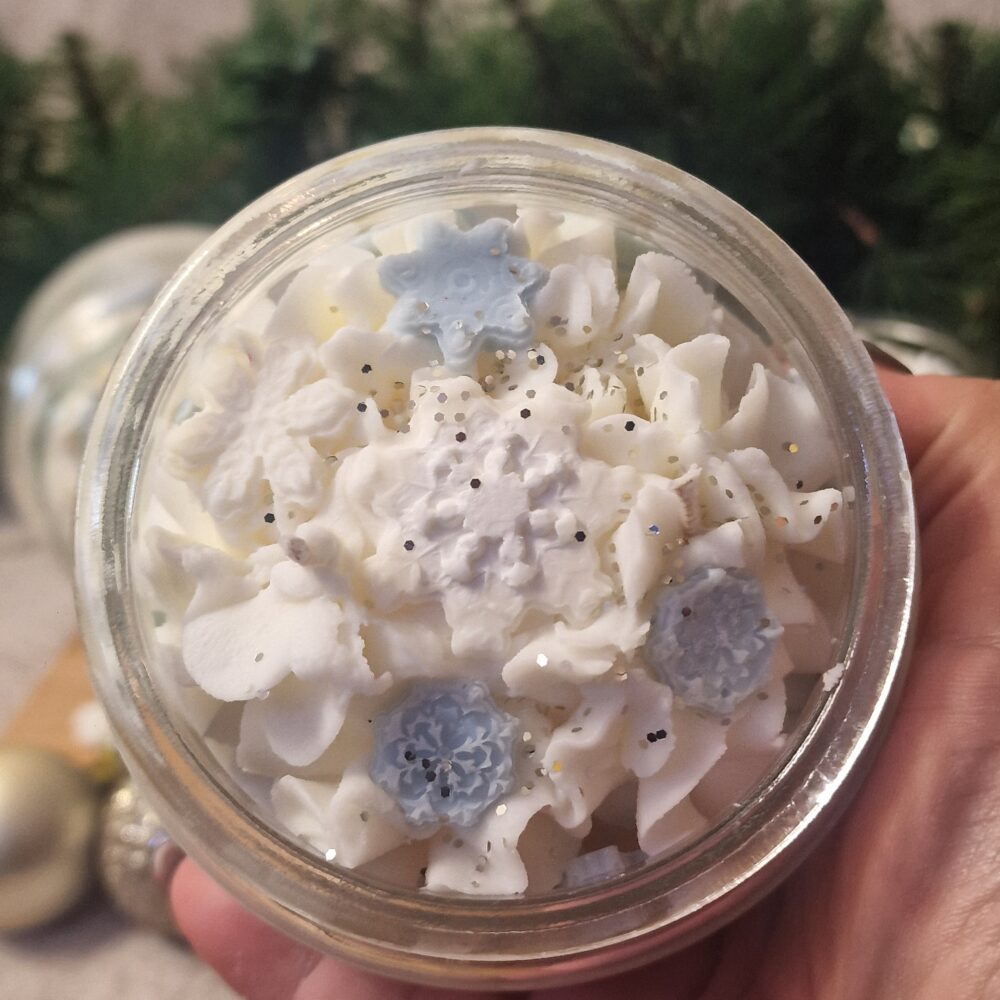 Geurkaars | Magic Snow Flakes | LVK - Afbeelding 3