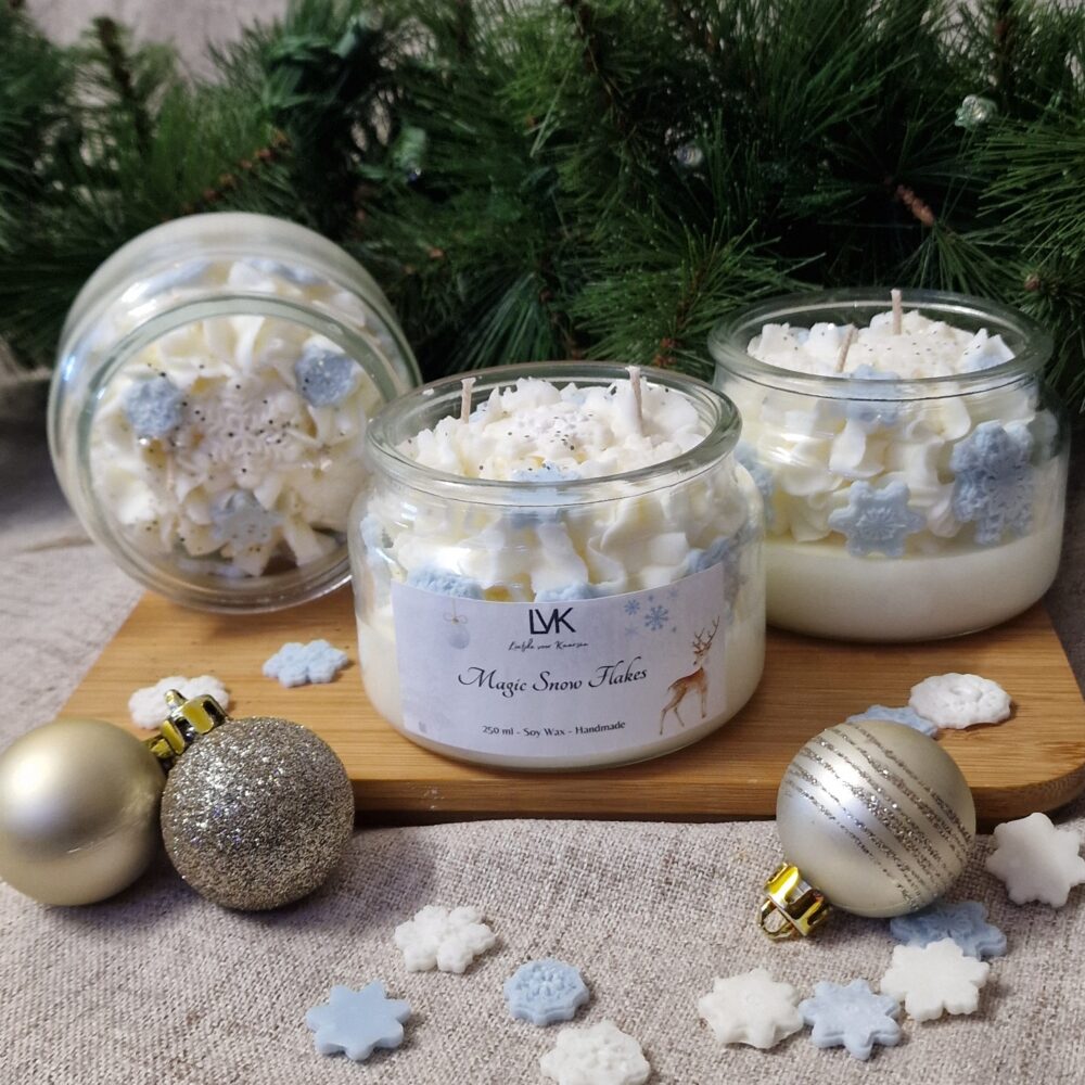 Geurkaars | Magic Snow Flakes | LVK