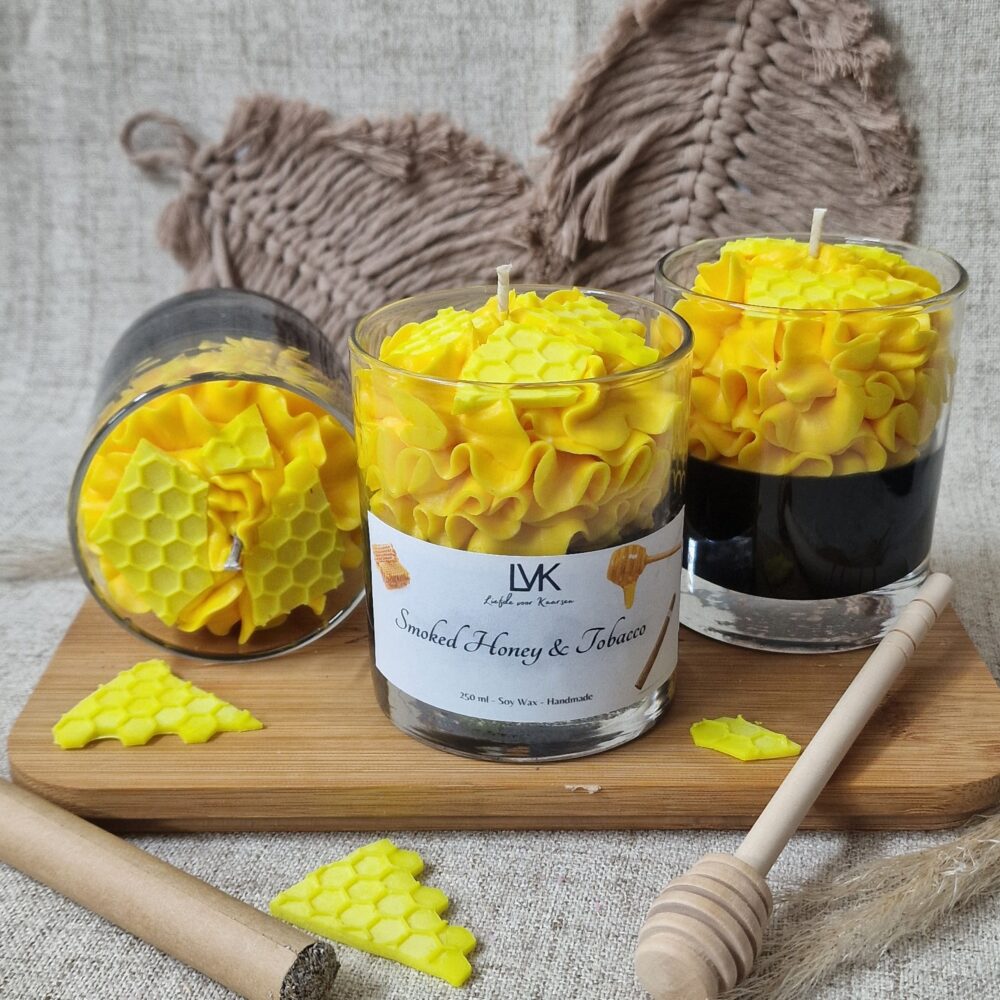 Geurkaars | Smoked Honey & Tobacco | LVK