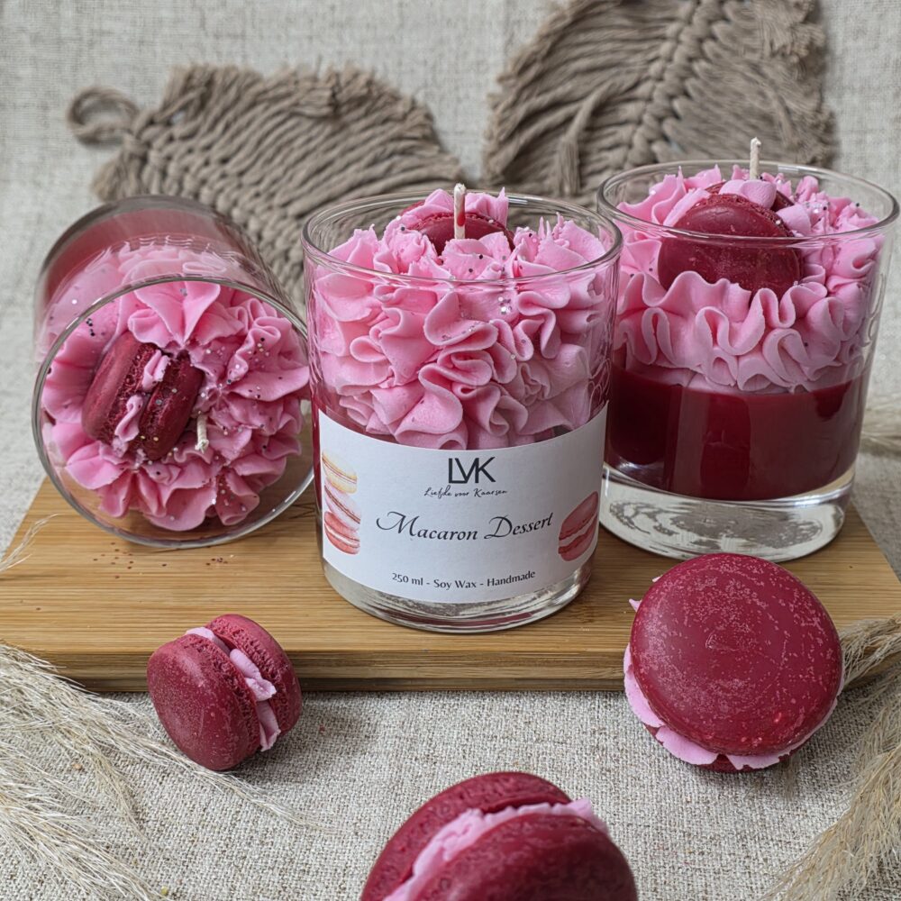 Geurkaars | Macaron Dessert | LVK