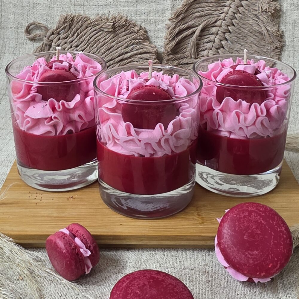 Geurkaars | Macaron Dessert | LVK - Afbeelding 4