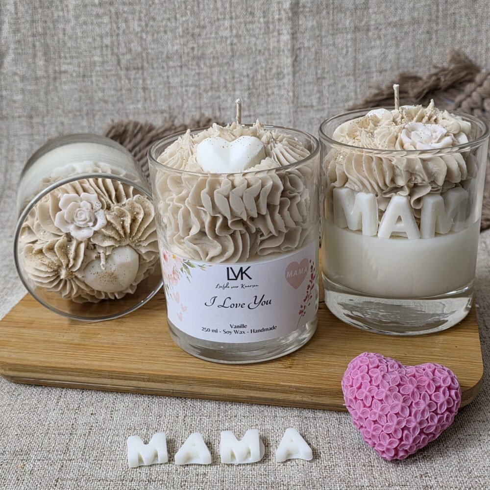 Geurkaars Moederdag | MAMA | Vanille | LVK