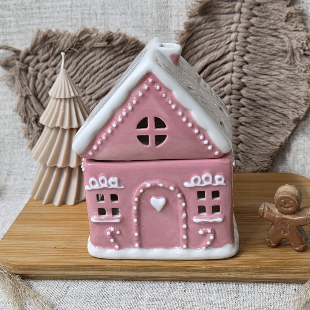 Wax Brander | Roze Peperkoek Huisje | LVK