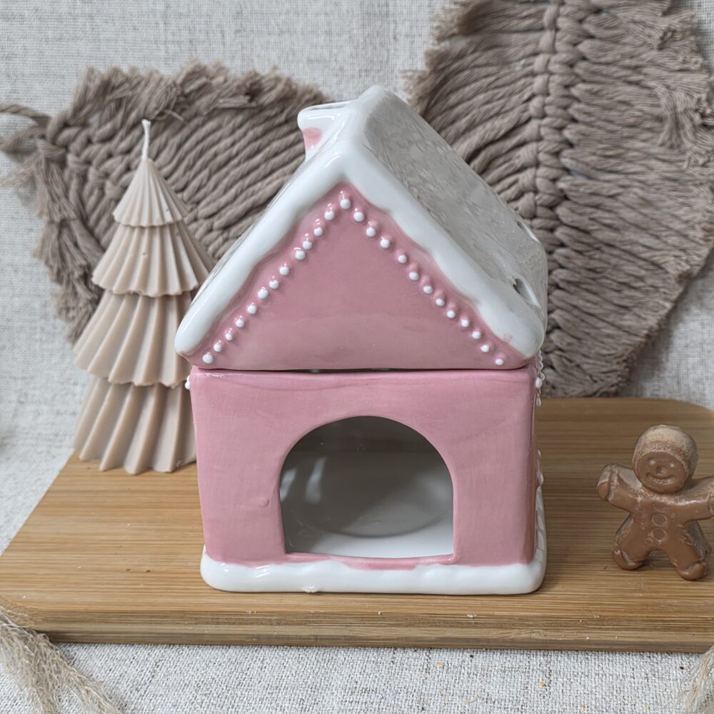 Wax Brander | Roze Peperkoek Huisje | LVK - Afbeelding 2