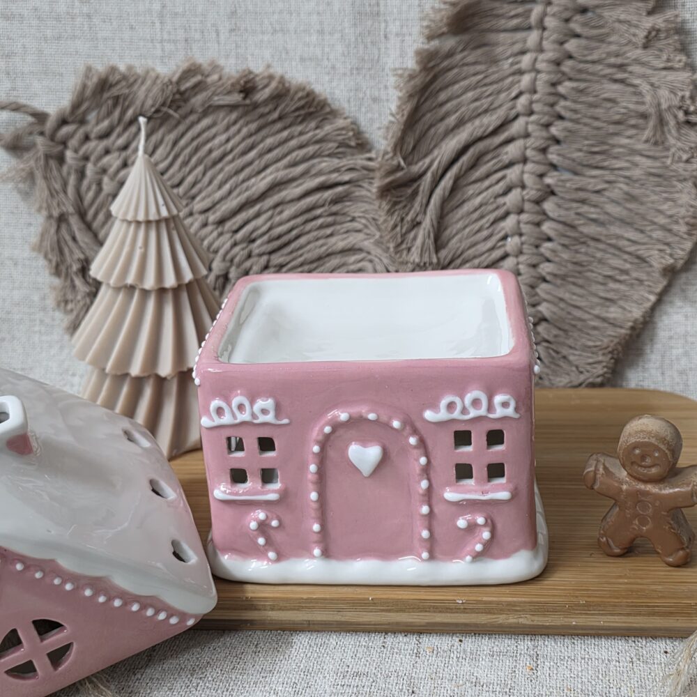 Wax Brander | Roze Peperkoek Huisje | LVK - Afbeelding 3