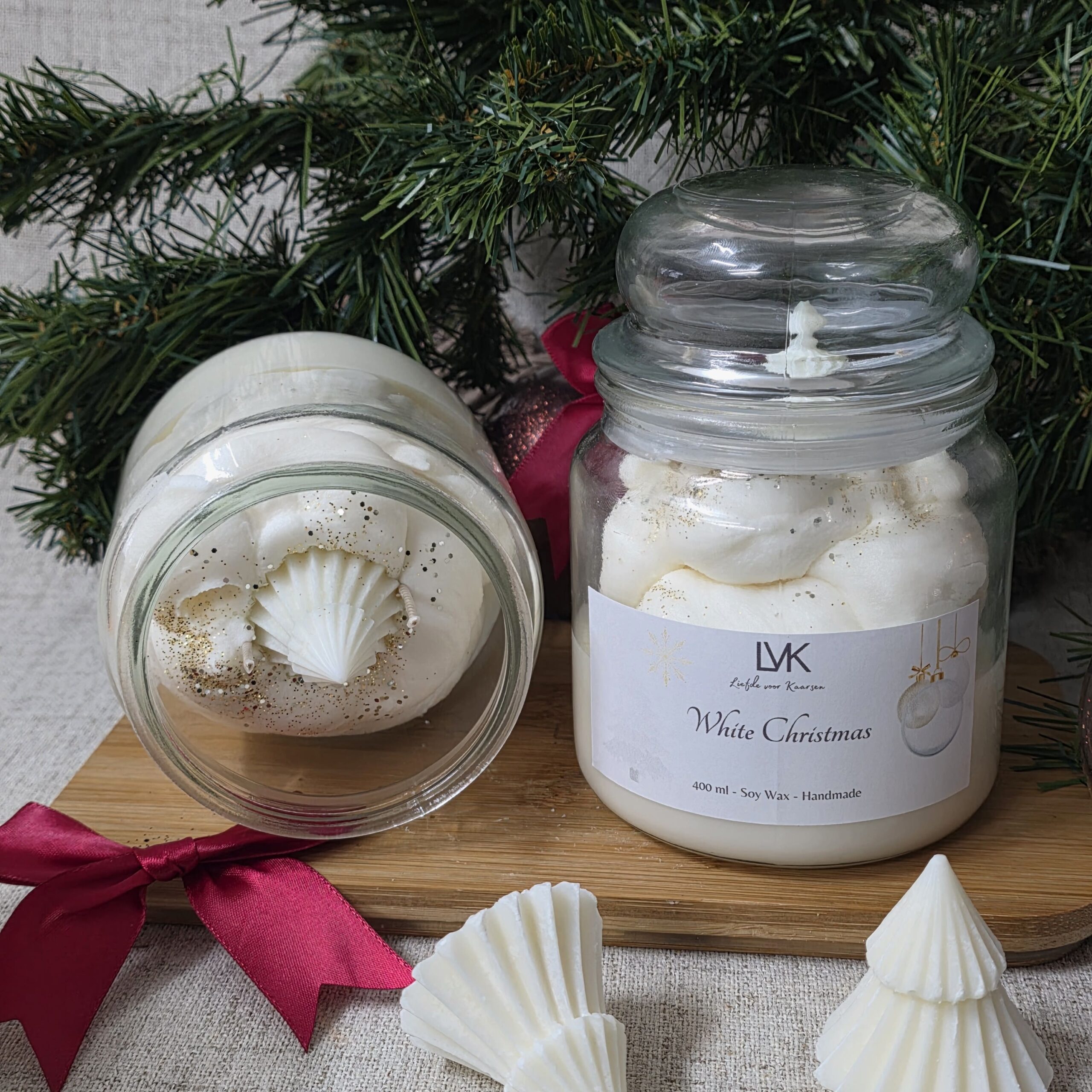 Geurkaars | White Christmas | LVK - Afbeelding 2